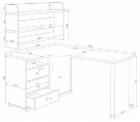 Стол компьютерный Домино СР-165М в Кургане - kurgan.mebel24.online | фото 2