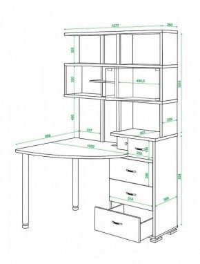 Стол компьютерный Домино СР-320 в Кургане - kurgan.mebel24.online | фото 5