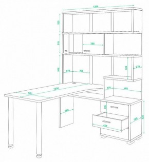 Стол компьютерный Домино СР-420/150 в Кургане - kurgan.mebel24.online | фото 2