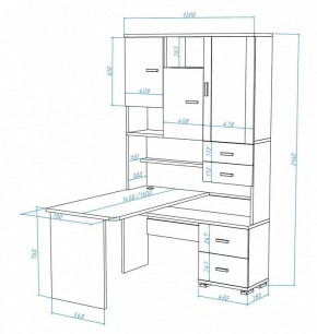 Стол компьютерный Домино СР-620/140 в Кургане - kurgan.mebel24.online | фото 3