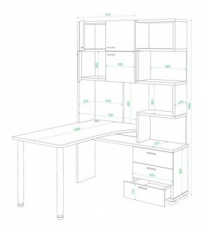Стол компьютерный Латте СР-500М190 в Кургане - kurgan.mebel24.online | фото 2