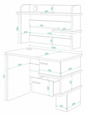 Стол компьютерный СД-15 в Кургане - kurgan.mebel24.online | фото 2