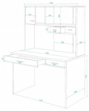 Стол компьютерный СК-60 в Кургане - kurgan.mebel24.online | фото 2