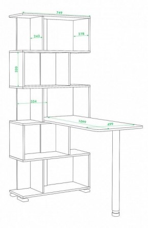 Стол компьютерный СЛ-5СТ в Кургане - kurgan.mebel24.online | фото 2