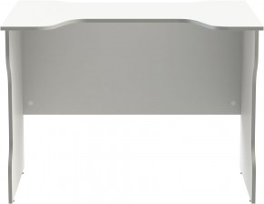 Стол компьютерный ВАРДИГ K2 100x82, белый/серебристый в Кургане - kurgan.mebel24.online | фото 2