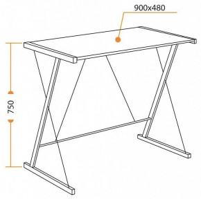 Стол компьютерный WD-09 в Кургане - kurgan.mebel24.online | фото 6