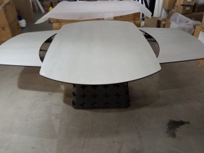 Стол LORENS 150 TL-58 поворотная система раскладки, испанская керамика / Темно-серый, ®DISAUR в Кургане - kurgan.mebel24.online | фото 2