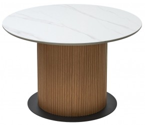 Стол MESA D120 цвет БЕЛЫЙ МРАМОР M326 / Каркас OAK, ®DISAUR в Кургане - kurgan.mebel24.online | фото 7