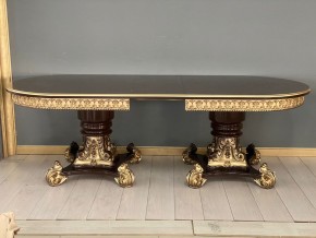 Стол овальный раскладной Изабелла (шпон) 2000(2400)*1100 в Кургане - kurgan.mebel24.online | фото