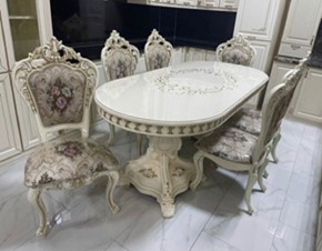 Стол овальный раскладной Рафаэлло 2500(3000)*1100 в Кургане - kurgan.mebel24.online | фото