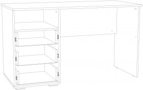 Стол письменный НМ 041.40 "Банни" (Бисквит) в Кургане - kurgan.mebel24.online | фото 5