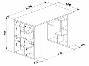 Стол письменный СПм-15 в Кургане - kurgan.mebel24.online | фото 3
