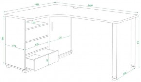 Стол письменный СР-145СМ в Кургане - kurgan.mebel24.online | фото 2