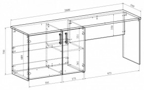 Стол письменный Виктория ВИ-13 в Кургане - kurgan.mebel24.online | фото 4