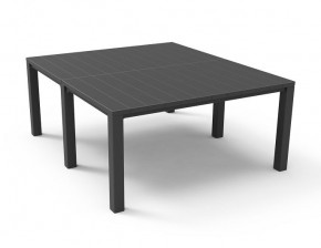 Стол раскладной Джули (Julie Double table 2 configurations) Графит в Кургане - kurgan.mebel24.online | фото 3