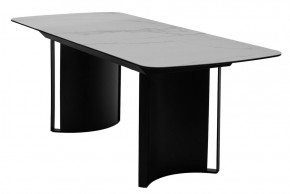 Стол RASMUS 160 TL-45 Белый мрамор, испанская керамика / черный каркас, ®DISAUR в Кургане - kurgan.mebel24.online | фото 4