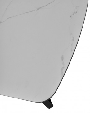 Стол RASMUS 160 TL-45 Белый мрамор, испанская керамика / черный каркас, ®DISAUR в Кургане - kurgan.mebel24.online | фото 6