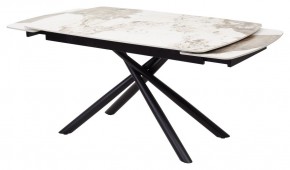 Стол RIVOLI 140 GLOSS LUXURY PANDORA SOLID CERAMIC / BLACK, ®DISAUR в Кургане - kurgan.mebel24.online | фото 5