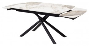 Стол RIVOLI 140 GLOSS LUXURY PANDORA SOLID CERAMIC / BLACK, ®DISAUR в Кургане - kurgan.mebel24.online | фото 6