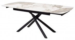 Стол RIVOLI 140 GLOSS LUXURY PANDORA SOLID CERAMIC / BLACK, ®DISAUR в Кургане - kurgan.mebel24.online | фото 7