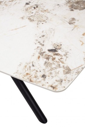 Стол RIVOLI 140 GLOSS LUXURY PANDORA SOLID CERAMIC / BLACK, ®DISAUR в Кургане - kurgan.mebel24.online | фото 8