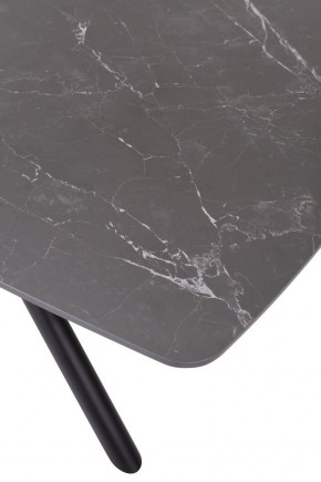 Стол RIVOLI 140 MATT BLACK MARBLE SOLID CERAMIC / BLACK, ®DISAUR в Кургане - kurgan.mebel24.online | фото 10