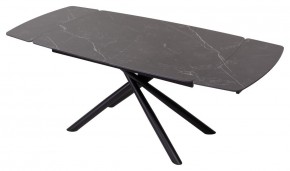 Стол RIVOLI 140 MATT BLACK MARBLE SOLID CERAMIC / BLACK, ®DISAUR в Кургане - kurgan.mebel24.online | фото 3