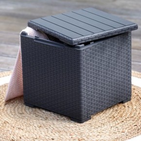 Стол с функцией хранения Виго (Vigo storage box) графит в Кургане - kurgan.mebel24.online | фото 1