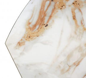 Стол TERAMO 135 GLOSS GRAND JADE SOLID CERAMIC, керамика, поворотн.механизм / Черный каркас, ®DISAUR в Кургане - kurgan.mebel24.online | фото 13
