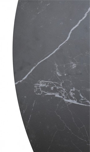 Стол TERNI 120 MATT BLACK MARBLE SOLID CERAMIC Черный мрамор матовый, керамика /Черн.каркас, ®DISAUR в Кургане - kurgan.mebel24.online | фото 9