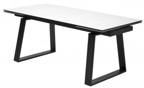 Стол VASTO 180 MARBLES KL-99 Белый мрамор матовый, итальянская керамика/ черный каркас, ®DISAUR в Кургане - kurgan.mebel24.online | фото 4