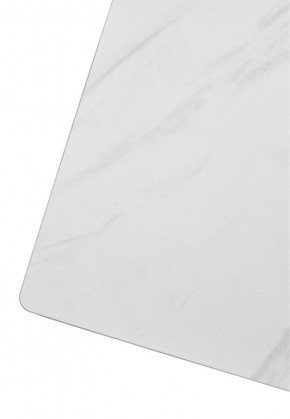 Стол VASTO 180 MARBLES KL-99 Белый мрамор матовый, итальянская керамика/ черный каркас, ®DISAUR в Кургане - kurgan.mebel24.online | фото 7