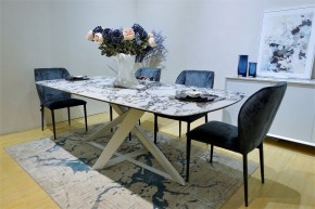Стол VICENZA 220 BULGARI WHITE, керамика / белый, ®DISAUR в Кургане - kurgan.mebel24.online | фото 12