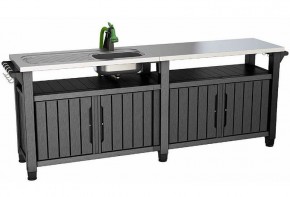 Столик для барбекю 415 Л (Unity Chef 415 L) графит в Кургане - kurgan.mebel24.online | фото 3