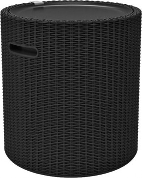 Столик-холодильник Кул-Стул (Cool stool) графит в Кургане - kurgan.mebel24.online | фото 2