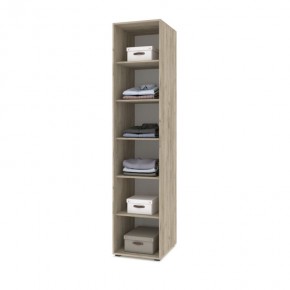 СТОУН С13 Шкаф-пенал (дуб серый/белый) в Кургане - kurgan.mebel24.online | фото 3