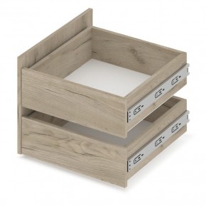 СТОУН С41 Шкаф 4-х створчатый с ящиками (камень темный/дуб ирландский) в Кургане - kurgan.mebel24.online | фото 5