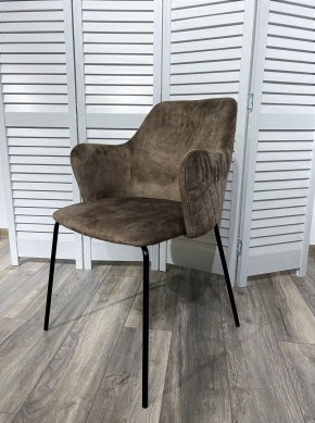 Стул AMARETTO VBP208 античный серо-бежевый/ черный каркас, М-City в Кургане - kurgan.mebel24.online | фото 1