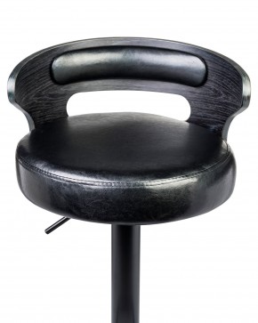 Стул барный DOBRIN FRED BLACK, чёрное дерево, чёрный в Кургане - kurgan.mebel24.online | фото 5