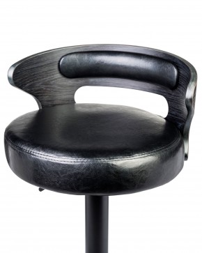 Стул барный DOBRIN FRED BLACK, чёрное дерево, чёрный в Кургане - kurgan.mebel24.online | фото 6