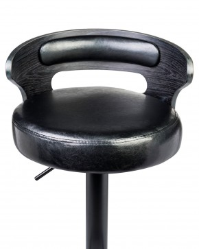 Стул барный DOBRIN FRED BLACK, чёрное дерево, чёрный в Кургане - kurgan.mebel24.online | фото 8