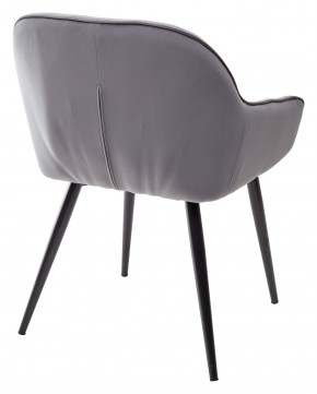 Стул BREEZE BLUVEL-14 GREY, велюр / черный каркас М-City в Кургане - kurgan.mebel24.online | фото 2