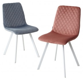 Стул DAIQUIRI BLUVEL-52 PINK / белый каркас, велюр М-City в Кургане - kurgan.mebel24.online | фото 2