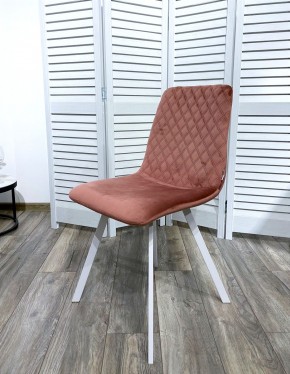 Стул DAIQUIRI BLUVEL-52 PINK / белый каркас, велюр М-City в Кургане - kurgan.mebel24.online | фото 7