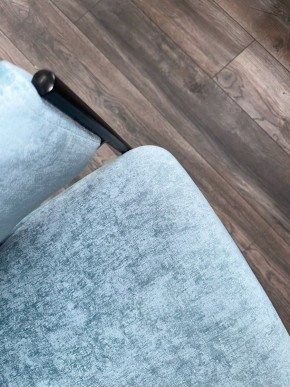 Стул ДИЛЛ, цвет RAIN 7 бриз, велюр / черный каркас М-City в Кургане - kurgan.mebel24.online | фото 4