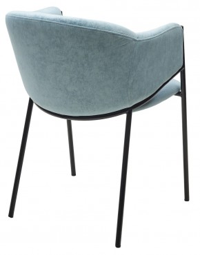 Стул ДИЛЛ, цвет RAIN 7 бриз, велюр / черный каркас М-City в Кургане - kurgan.mebel24.online | фото 8