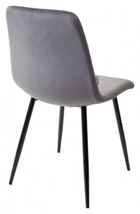 Стул DUKE BLUVEL-14 GREY, велюр / черный каркас М-City в Кургане - kurgan.mebel24.online | фото 3