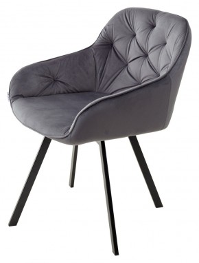 Стул GALE 360 град. поворот. BLUVEL-14 GREY, велюр/ черный каркас, М-City в Кургане - kurgan.mebel24.online | фото 5