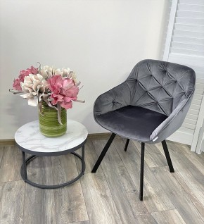 Стул GALE 360 град. поворот. BLUVEL-14 GREY, велюр/ черный каркас, М-City в Кургане - kurgan.mebel24.online | фото 8