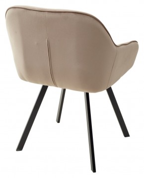 Стул GALE 360 град. поворот. BLUVEL-40 BEIGE, велюр/ черный каркас, М-City в Кургане - kurgan.mebel24.online | фото 4